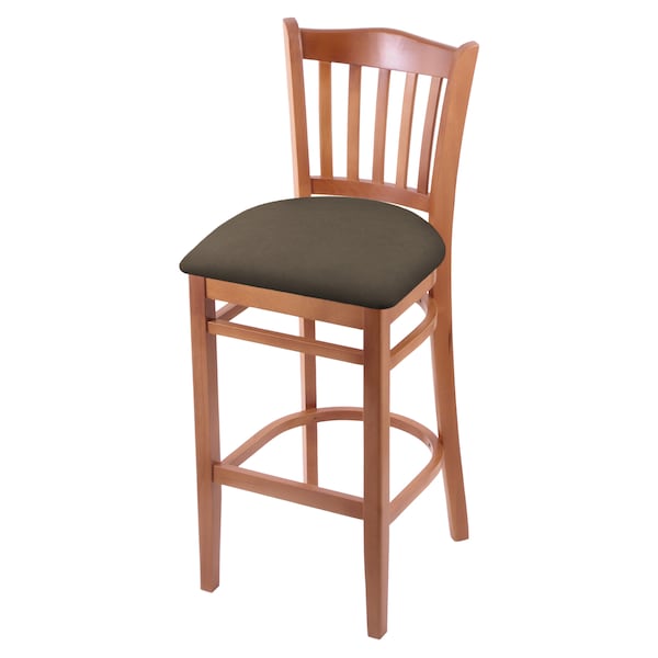 25" Counter Stool, Medium Finish, Canter Earth Seat